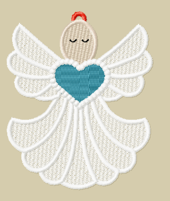 FSL Birthstone Angel Ornament 4 x 4